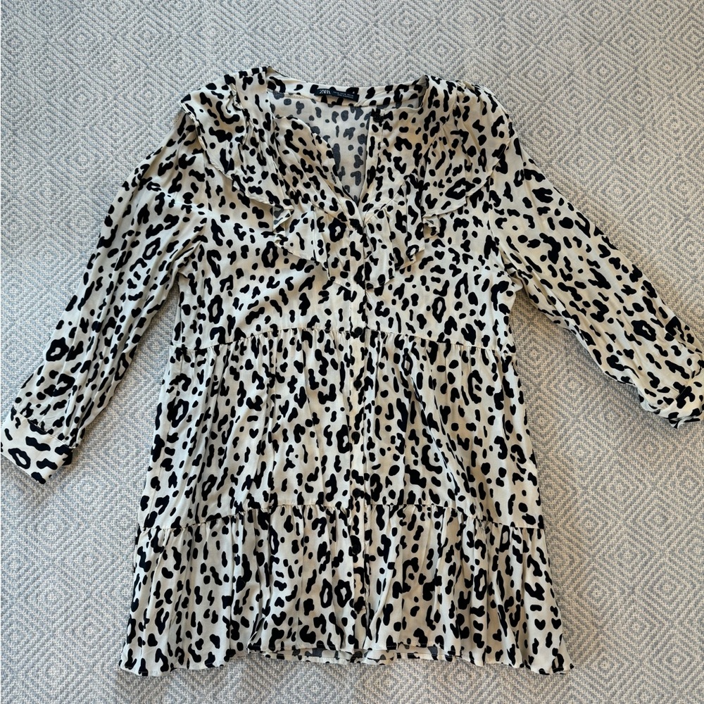 Zara leopard print dress priced to sell